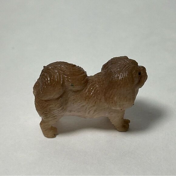 Set Of 4 Rubber Dog Figure Pencil Topper Poodle, Pekingese, Yorkie, Afghan Hound - Picture 11 of 14